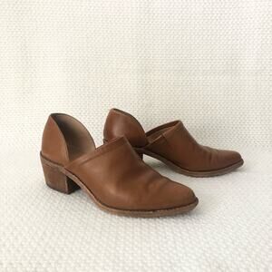 Madewell The Brady Low Cut Saddle Leather Camel Chelsea Shoe Bootie 8.5